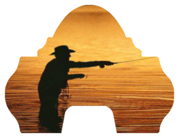 DARAY-L-321-BZ Gone Fishing (Fly) Bronze